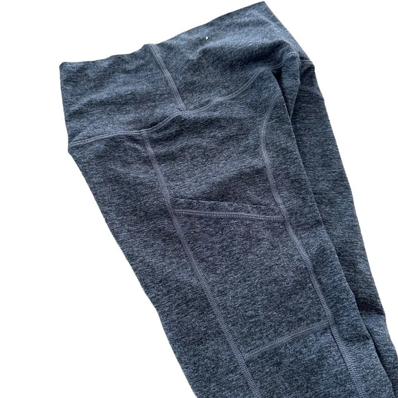 Offline Aerie size Small Blue Heather The Hugger Hi Rise Leggings Side Pockets - Picture 3 of 5